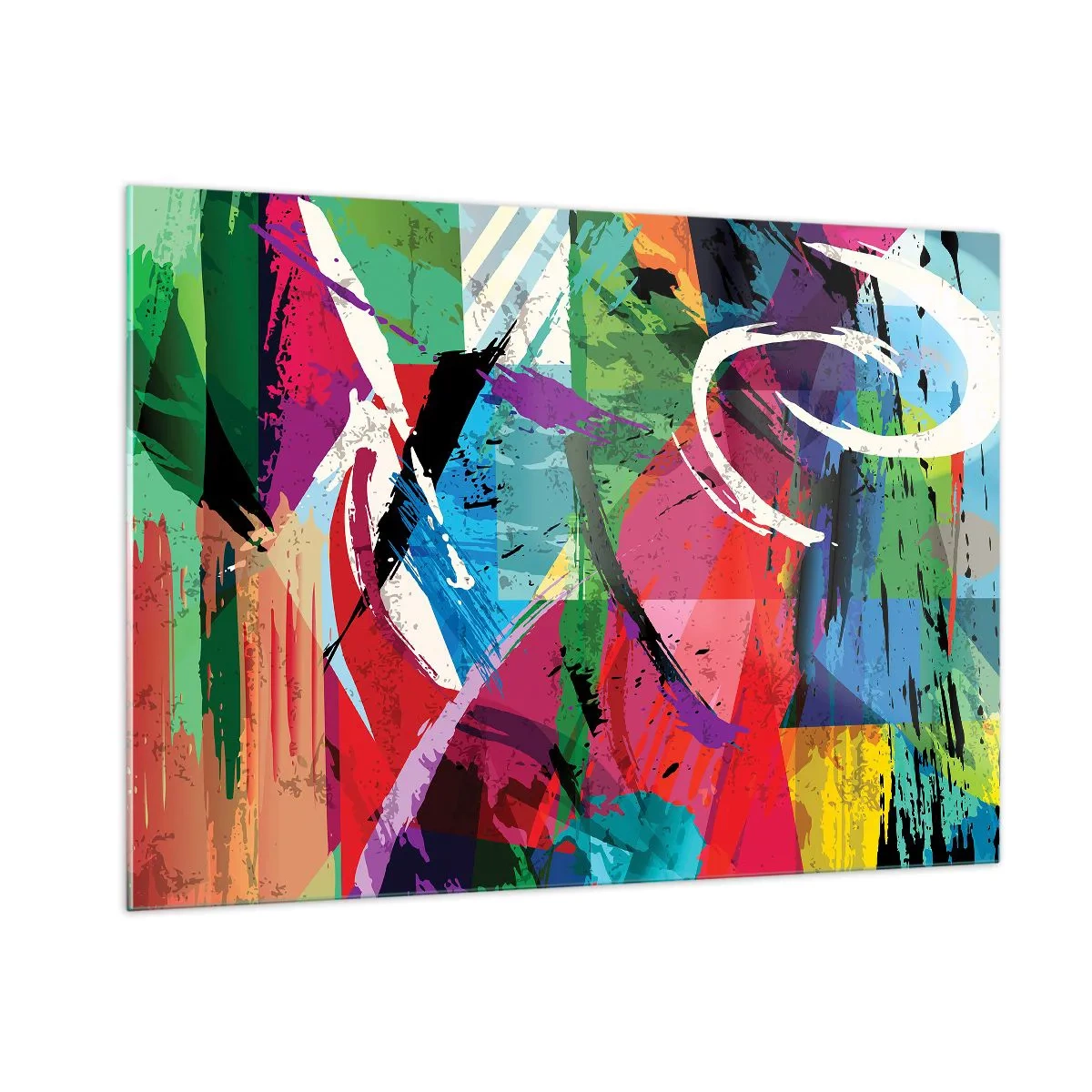 Tablou pe sticlă - Rapid, vioi și plin de viață - 100x70 cm