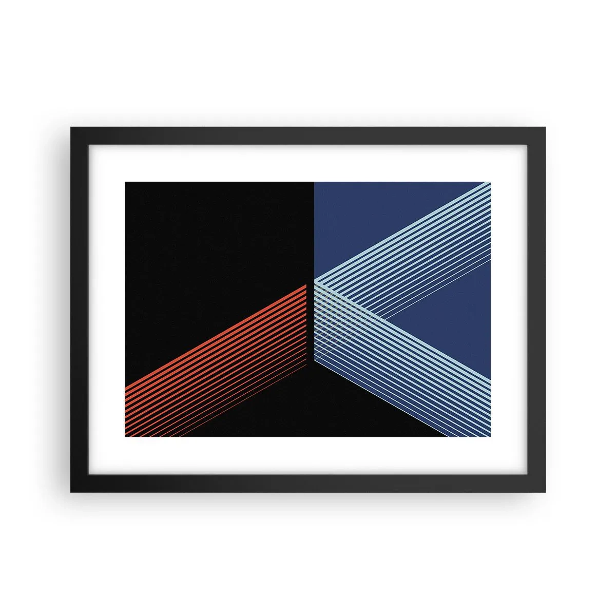 Poster în ramă neagră - O poveste simplă - 40x30 cm