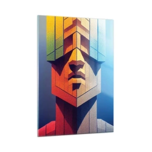 Tablou pe sticlă - Un om de principiu - 50x70 cm