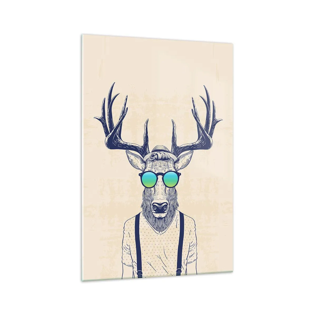 Tablou pe sticlă - Și la cine te așteptai? - 70x100 cm