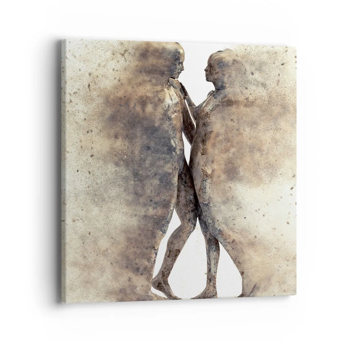 Tablou pe pânză - Din praf s-au ridicat la iubire - 40x40 cm