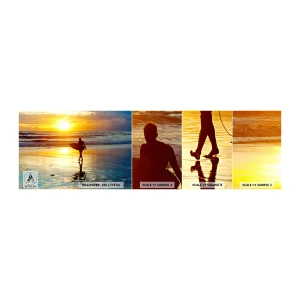 Mostră de Tapet Standard Eco - Întoarcerea războinicului - Sport, Surfing, Indonezia - 100x30 cm