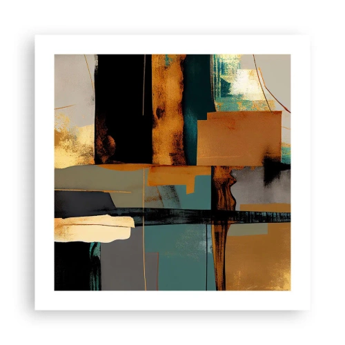 Poster - Abstracția - lumină și umbră - 50x50 cm