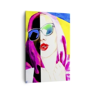 Tablou pe pânză - Nu sunt albă și nu sunt neagră - 70x100 cm