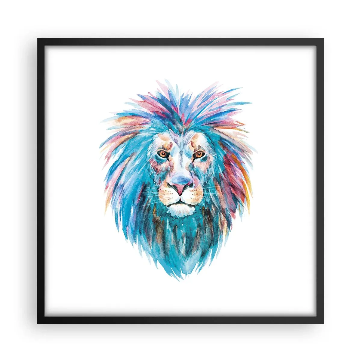 Poster în ramă neagră - Aură electrizantă - 50x50 cm