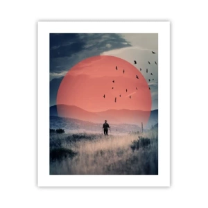 Poster - Se simt bine acolo unde sunt - 40x50 cm