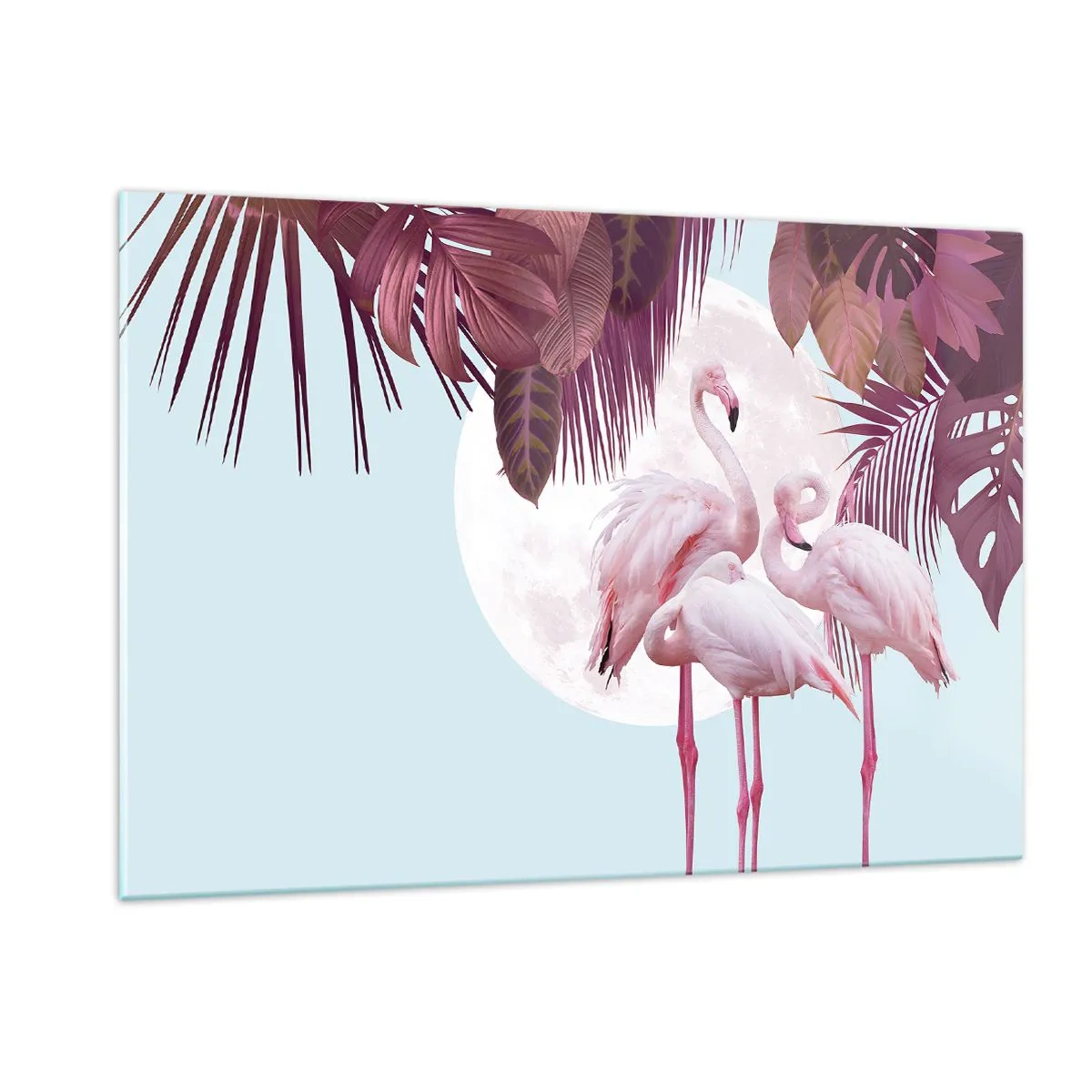 Tablou pe sticlă - Harul a trei păsări - 120x80 cm