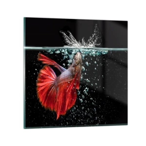 Tablou pe sticlă - Aveți trei dorințe - 30x30 cm