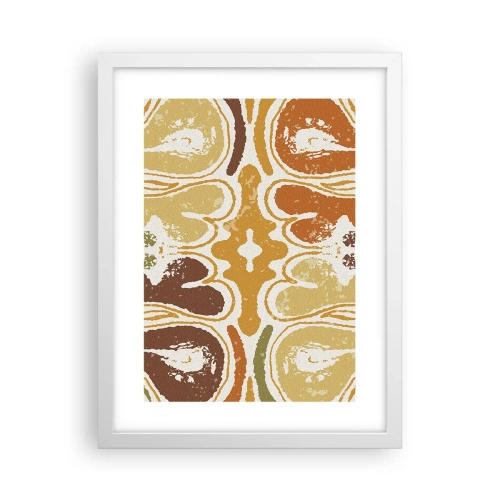 Poster în ramă albă - Abstracție sentimentală - 30x40 cm