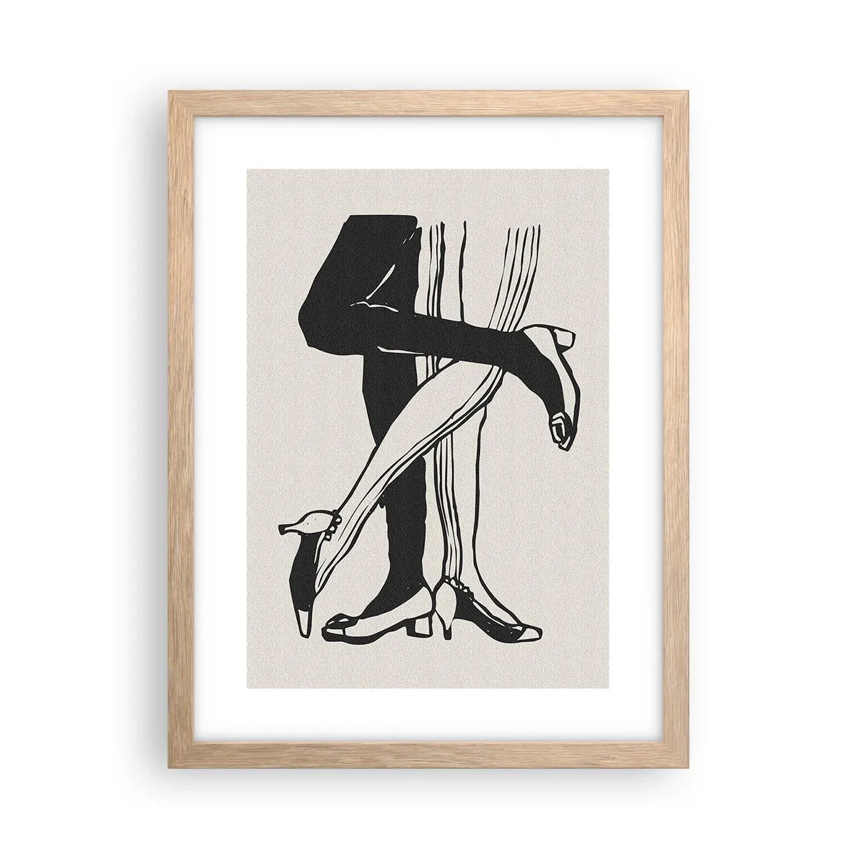 Poster în ramă de stejar deschis - Atributul feminin - 30x40 cm