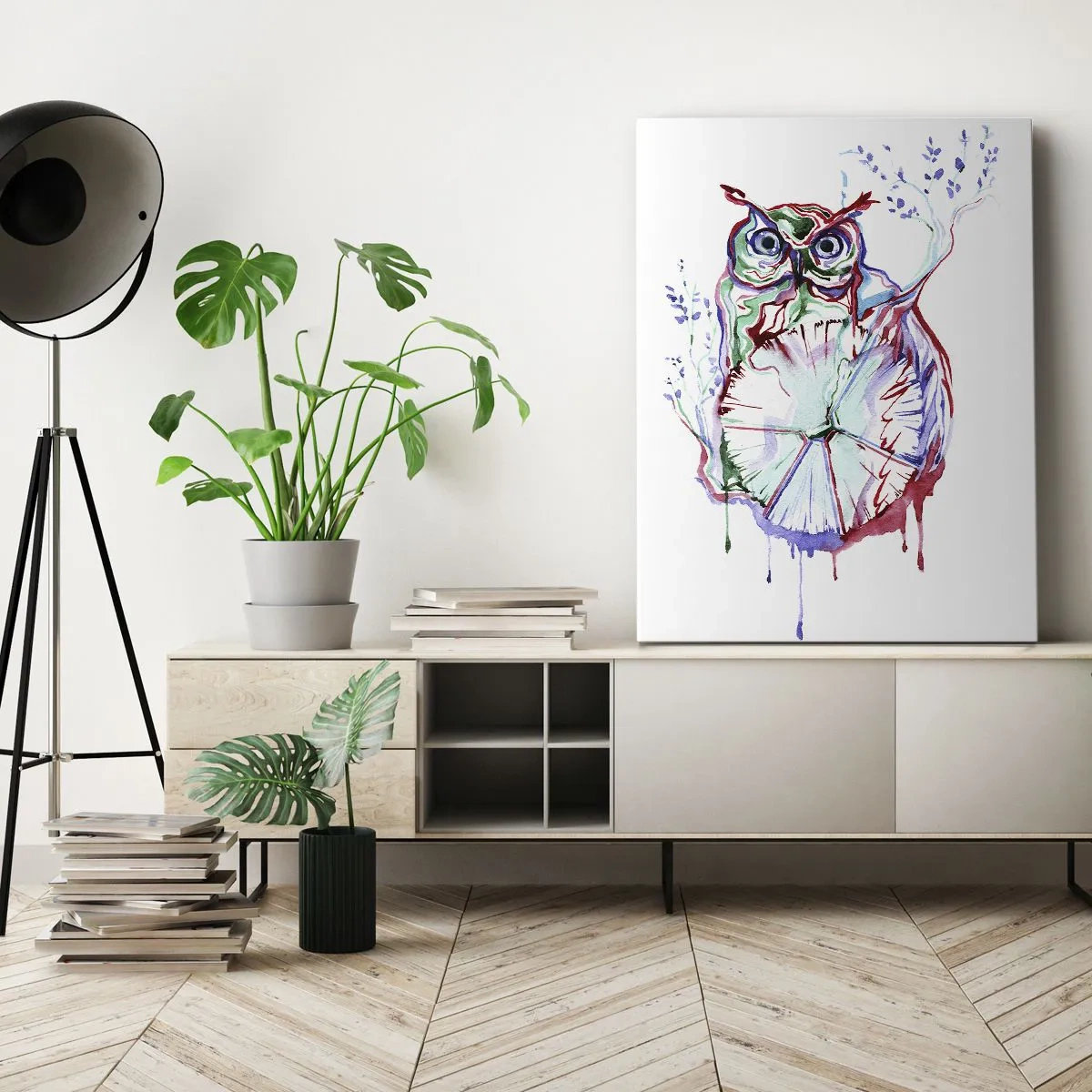 Tablou pe pânză - Deșteaptă prin natura - 55x100 cm