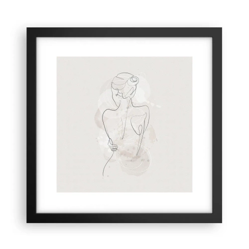 Poster în ramă neagră - Ca un instrument sensibil - 30x30 cm