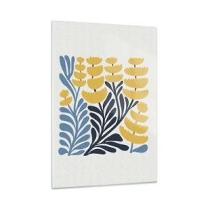 Tablou pe sticlă - Ogor însorit - 50x70 cm