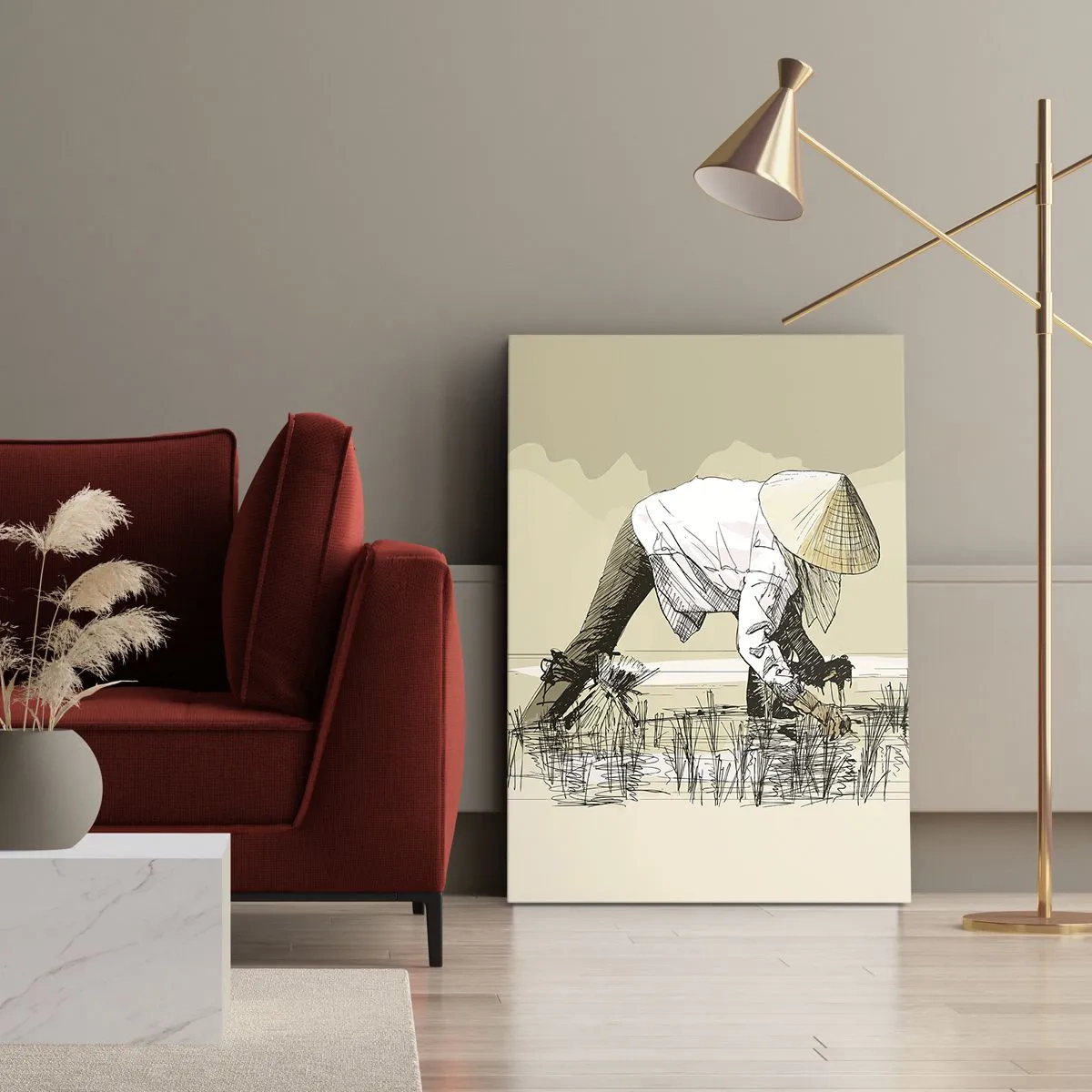 Tablou pe pânză - O recoltă reușită - 50x70 cm
