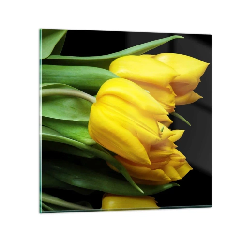 Tablou pe sticlă - Răsărind din soarele pur - 50x50 cm