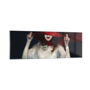 Tablou pe sticlă - Frumoasa fantomă - 90x30 cm