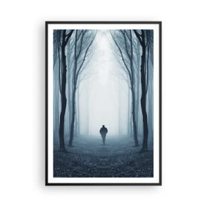 Poster în ramă neagră - Și totul este simplu și clar - 70x100 cm