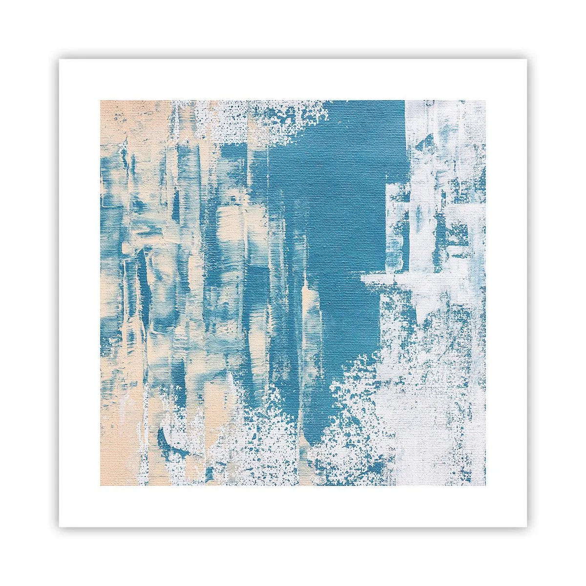 Poster - Prin ţurţur de gheață - 40x40 cm