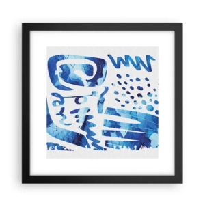 Poster în ramă neagră - Înapoi la rădăcini - 30x30 cm