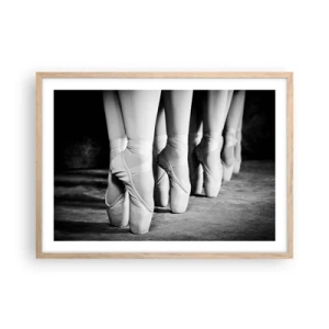 Poster în ramă de stejar deschis - Împreună, elegant - 70x50 cm