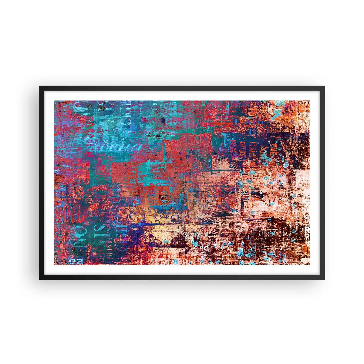 Poster în ramă neagră - Memorie și uitare - 91x61 cm