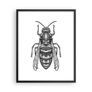 Poster în ramă neagră - De pe o planetă de insecte - 40x50 cm