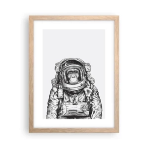 Poster în ramă de stejar deschis - Evoluție alternativă - 30x40 cm