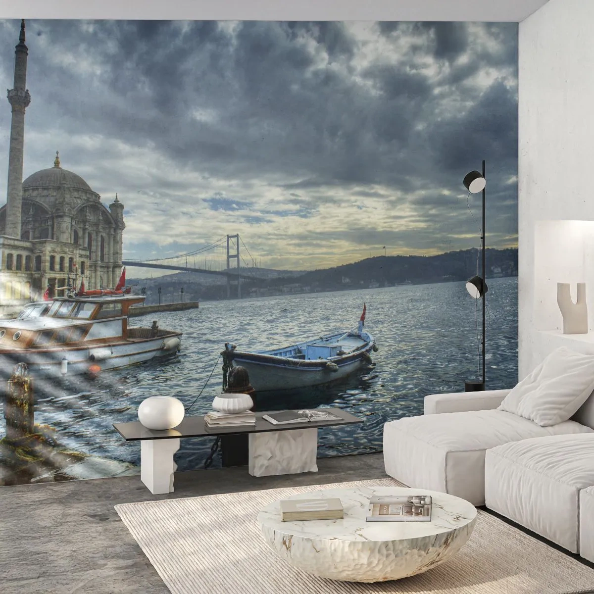 Tapet Premium Canvas - La granița dintre lumi - Oraș, Istanbul, Turcia - 250x175 cm