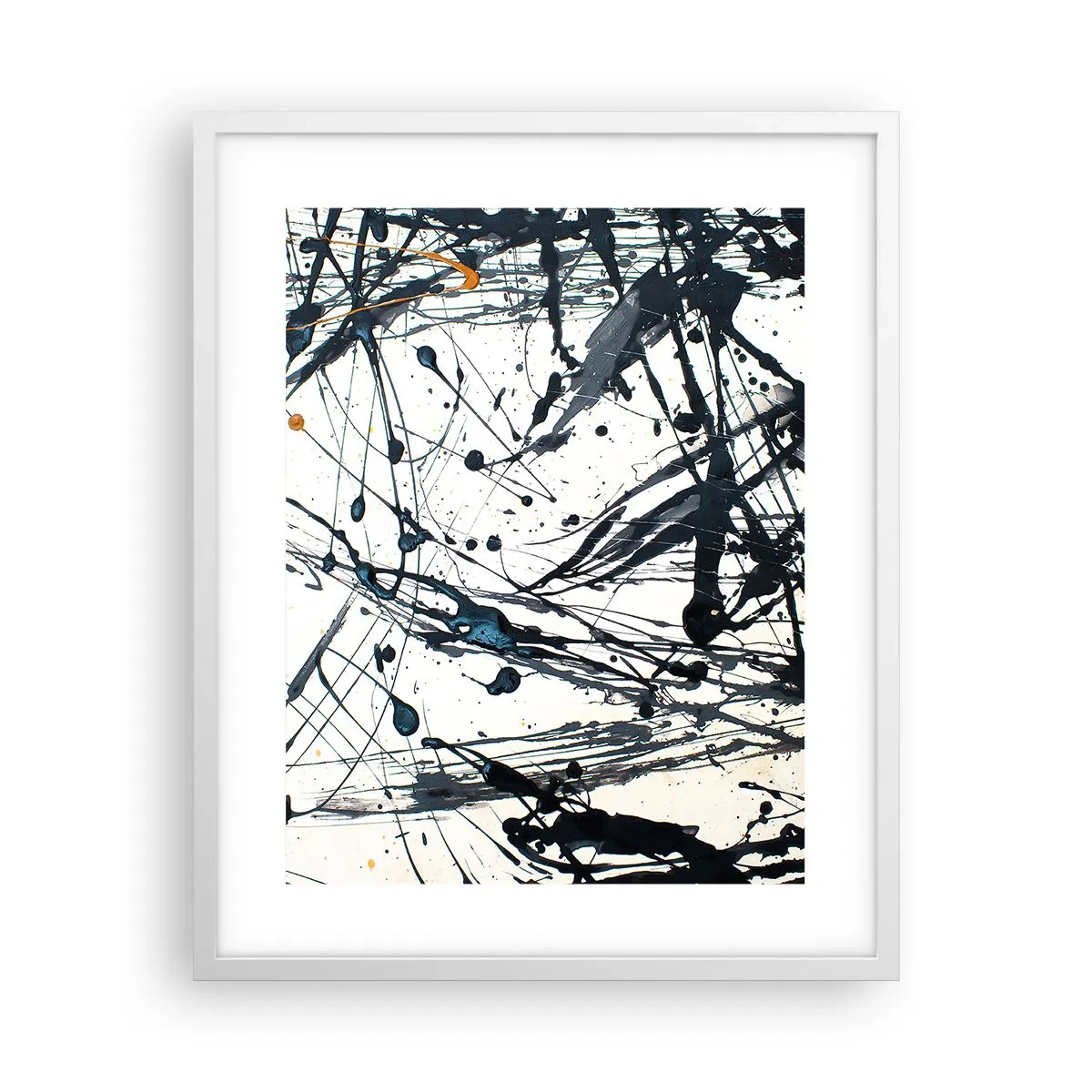 Poster în ramă albă - Cu sau fără sens? - 40x50 cm