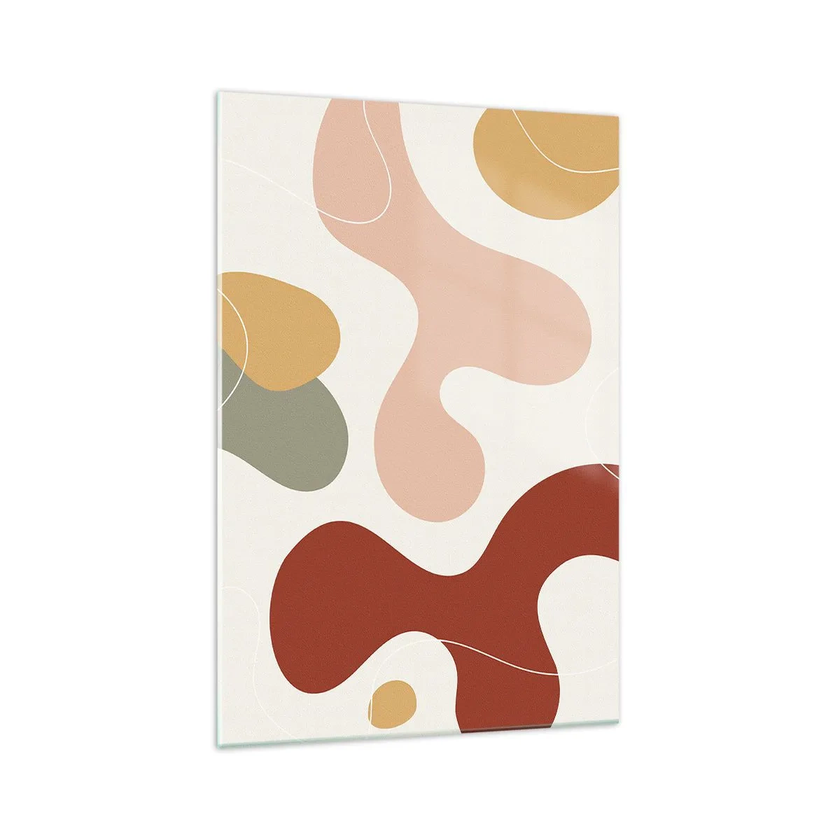 Tablou pe sticlă - Pete colorate? - 70x100 cm