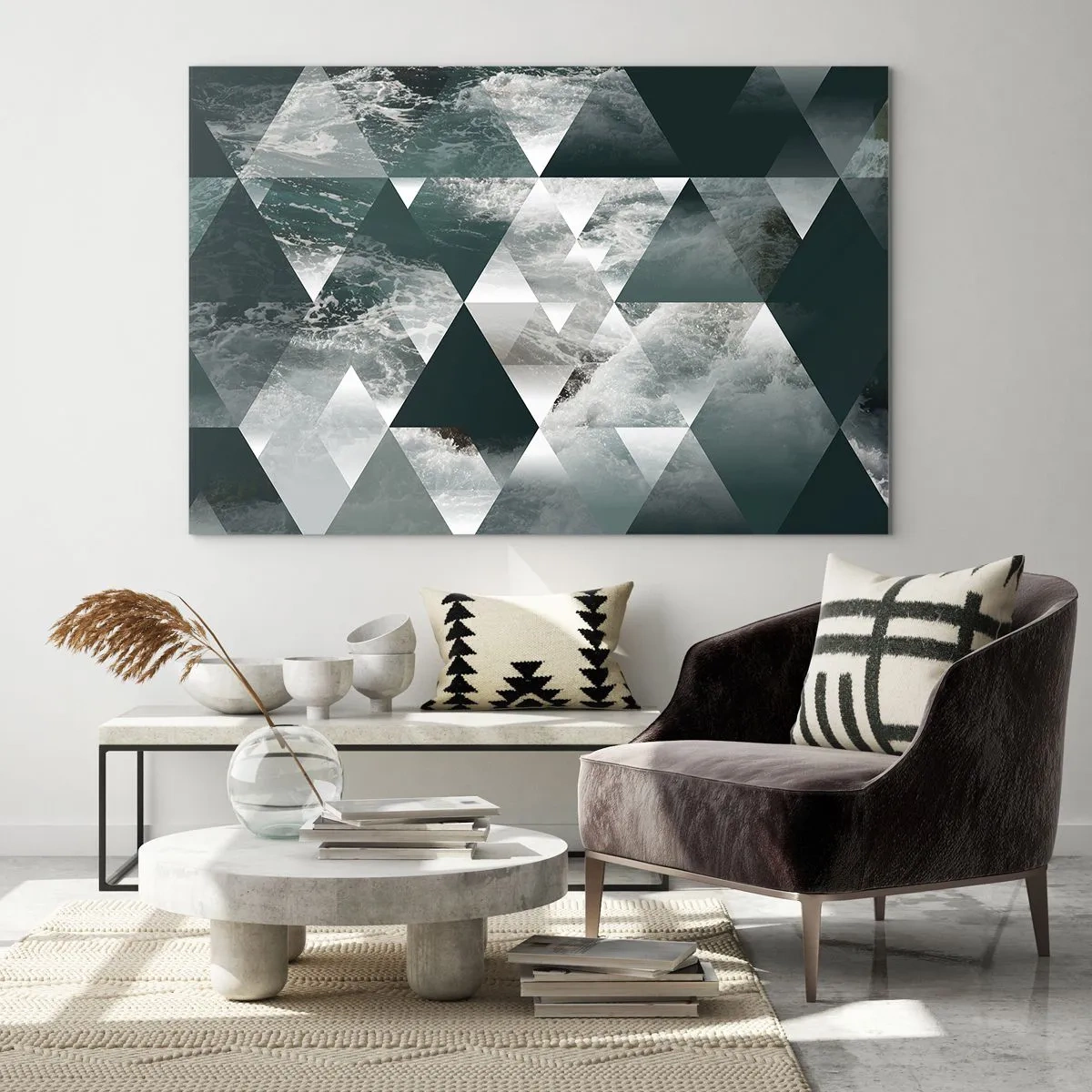 Tablou pe sticlă - O perspectivă de cristal - 100x70 cm