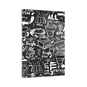 Tablou pe sticlă - All you need is… - 50x70 cm