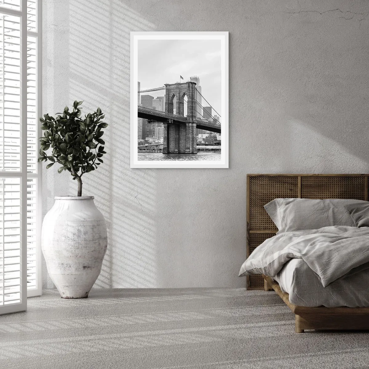 Poster în ramă albă - New York vibes - 70x100 cm