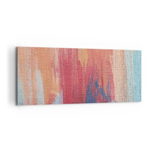 Tablou pe pânză - Plutind prin curcubeu - 100x40 cm