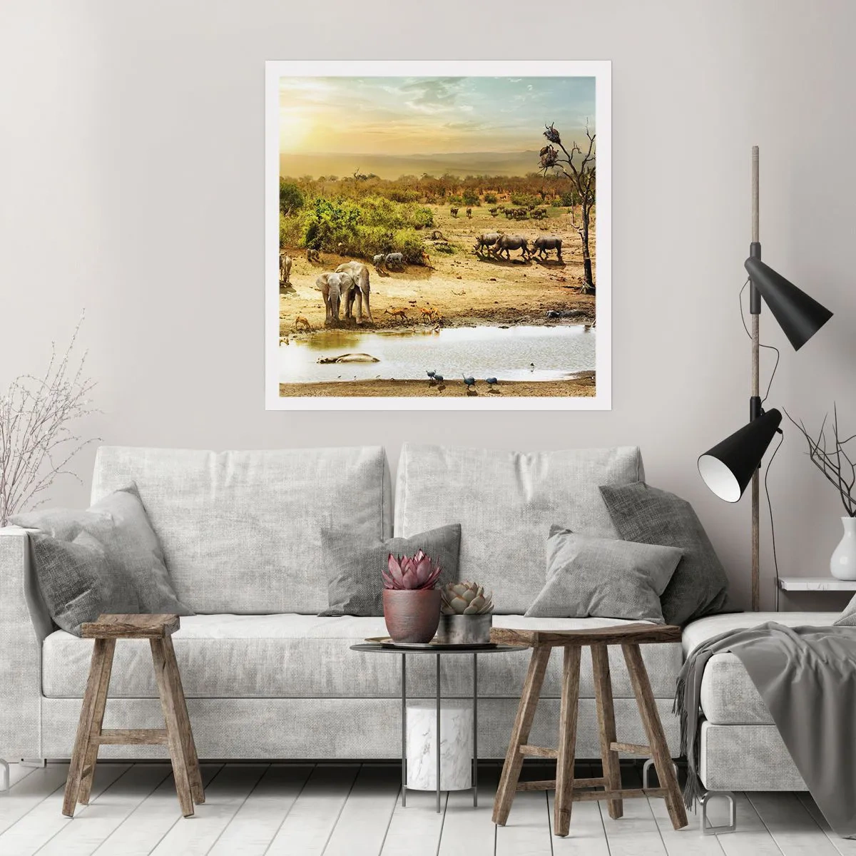 Poster - "Și din Eden curgea un râu..." - 30x30 cm