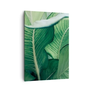 Tablou pe pânză - Viață intensă în verde - 50x70 cm