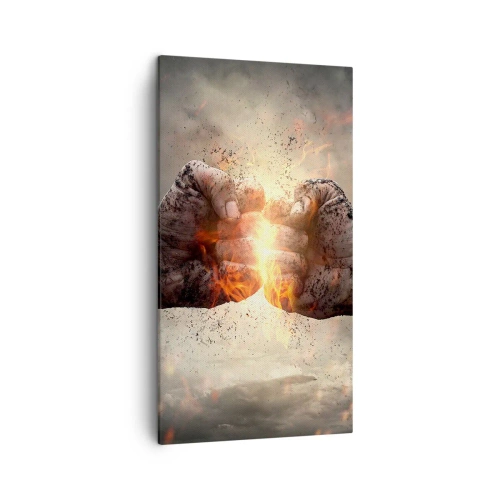 Tablou pe pânză - Ridică-te pentru a lupta - 45x80 cm