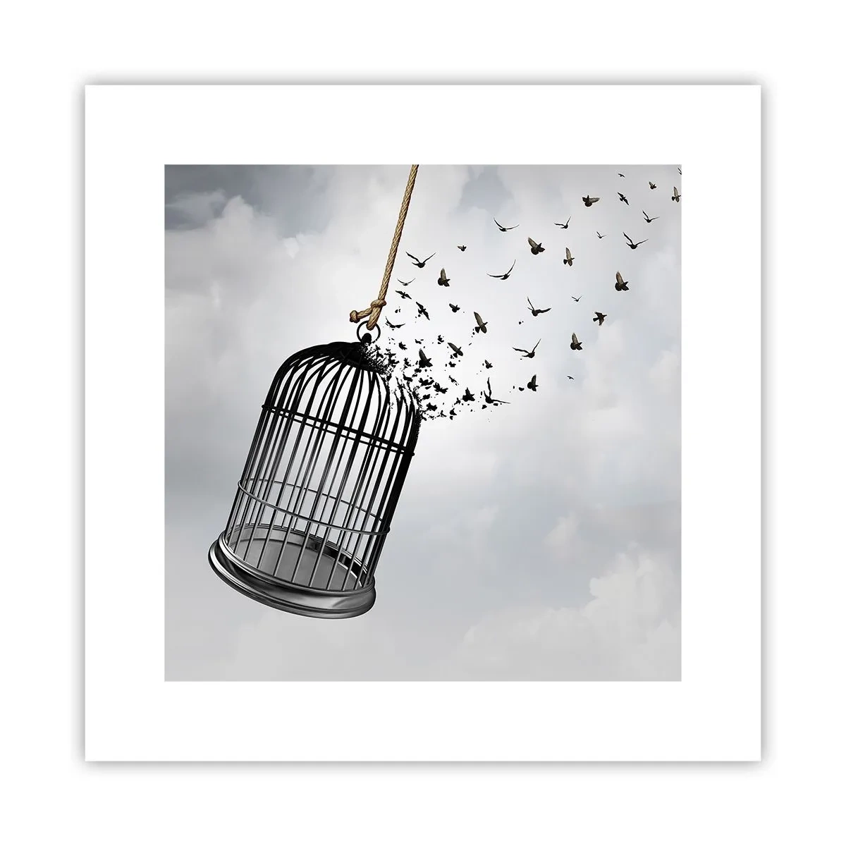 Poster - Credință...Speranță...Libertate! - 30x30 cm