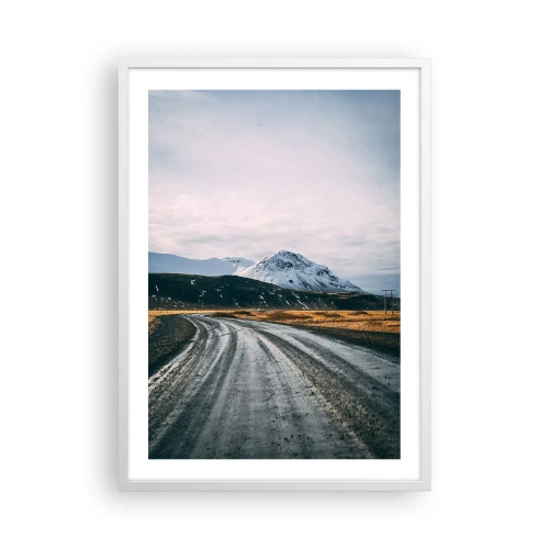 Poster în ramă albă - În stilul islandez - 50x70 cm