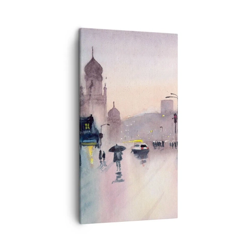 Tablou pe pânză - Într-o ceață ploioasă - 45x80 cm