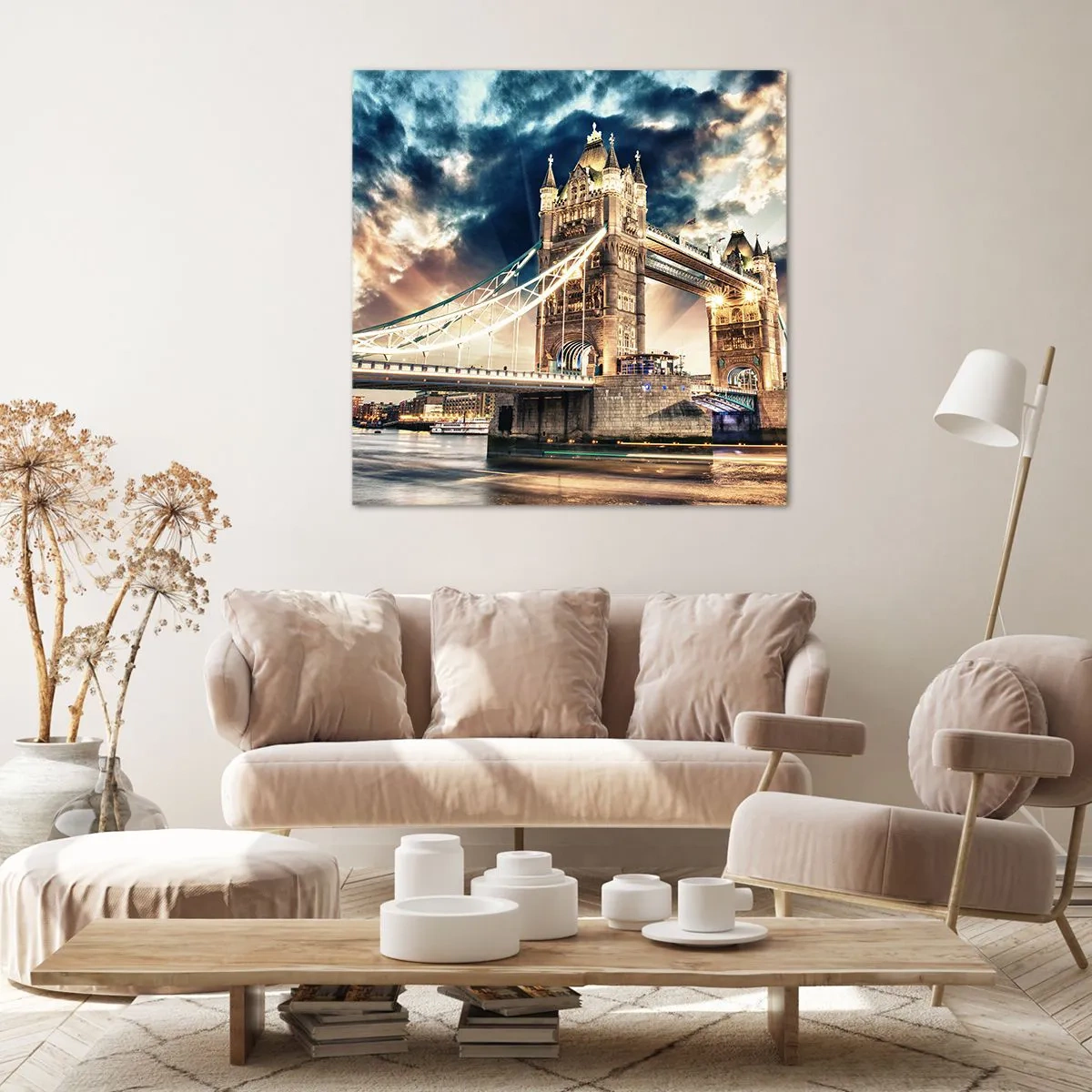 Tablou pe pânză - Un monument al imperiului victorian - 70x70 cm