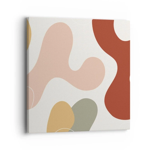 Tablou pe pânză - Pete colorate? - 40x40 cm