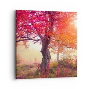 Tablou pe pânză - O frenezie de înflorire - 30x30 cm