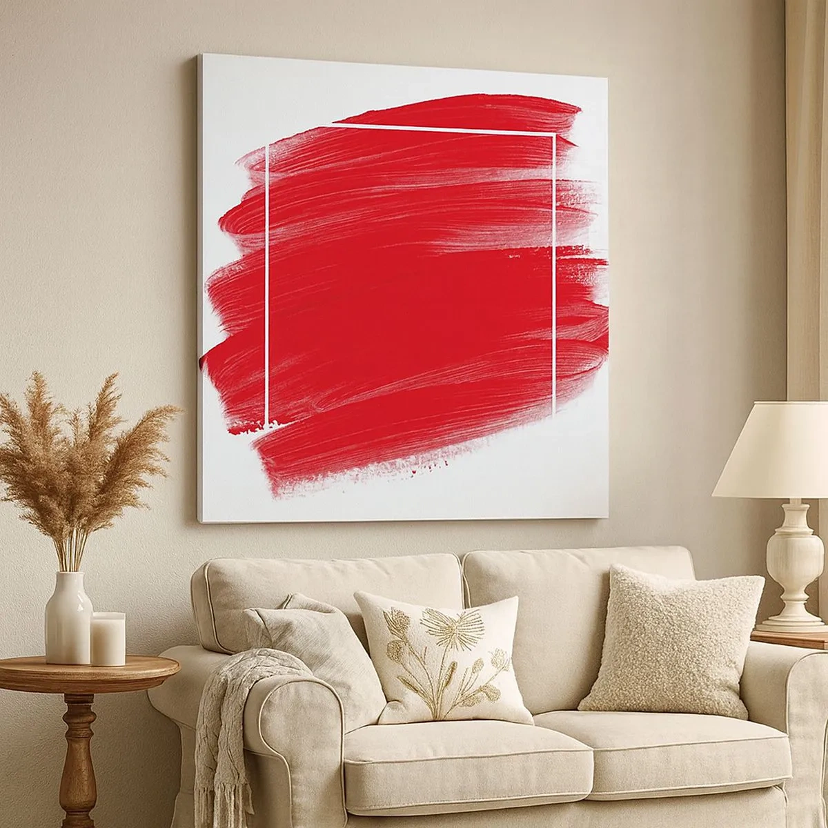 Tablou pe pânză - În afara cadrului - 30x30 cm