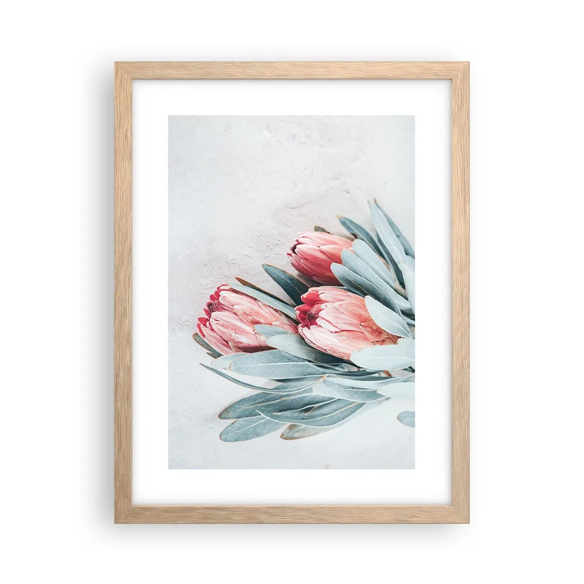 Poster în ramă de stejar deschis - Rușinate de propria lor frumusețe - 30x40 cm