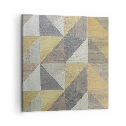 Tablou pe pânză - La unghiul triunghiului - 60x60 cm