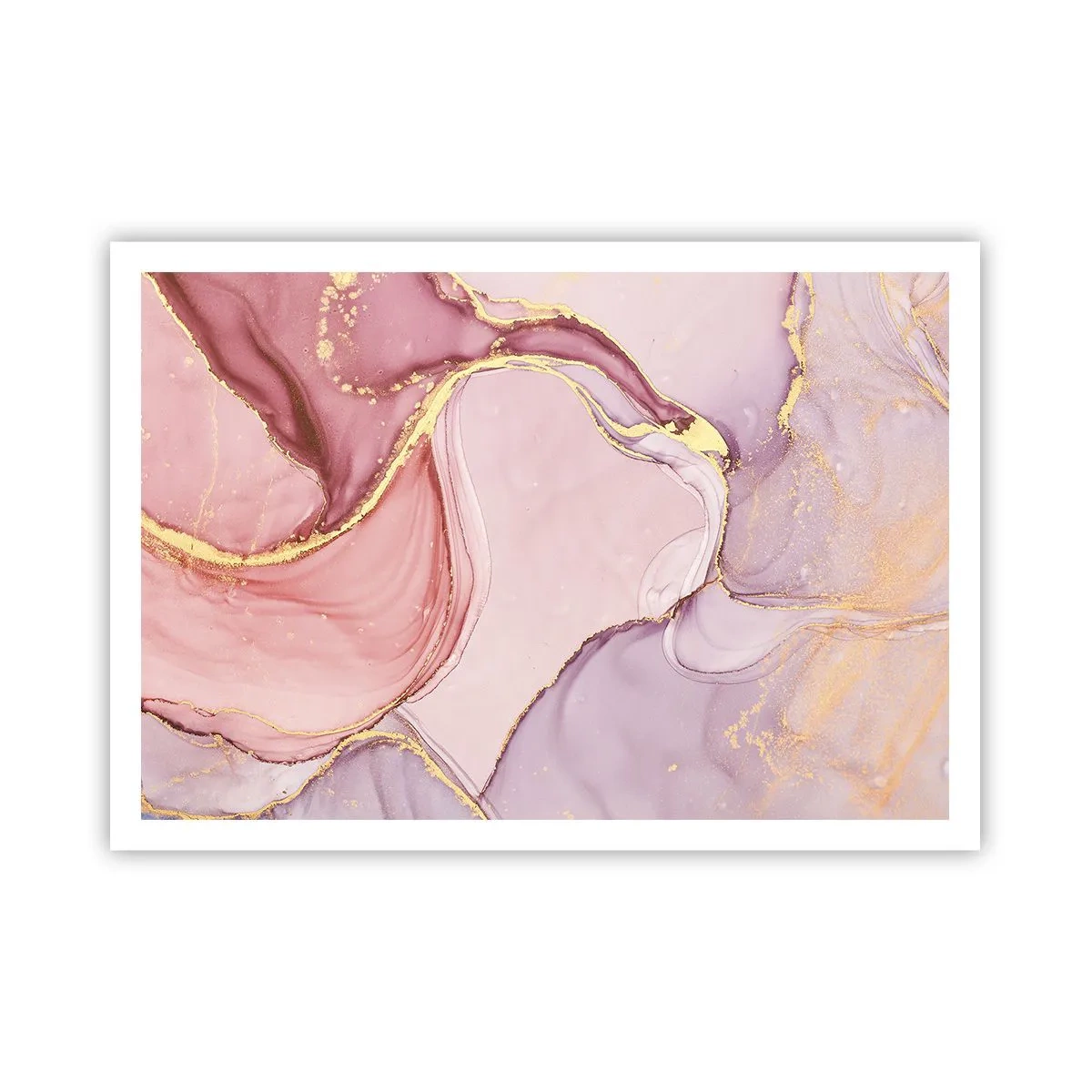 Poster - O mângâiere de culoare - 100x70 cm