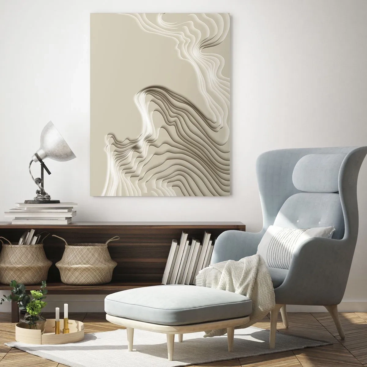 Tablou pe sticlă - Topografia artei - 70x100 cm