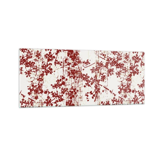 Tablou pe sticlă - Ca un percal vechi - 100x40 cm