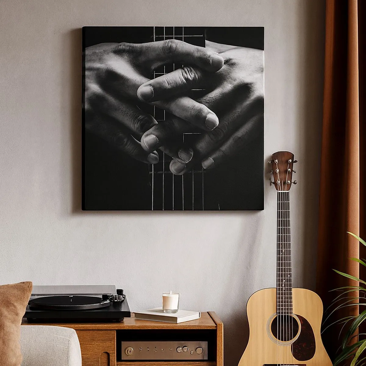 Tablou pe pânză - Rugăciunea artistului - 30x30 cm